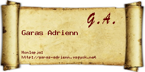 Garas Adrienn névjegykártya