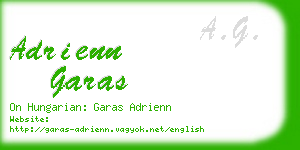 adrienn garas business card
